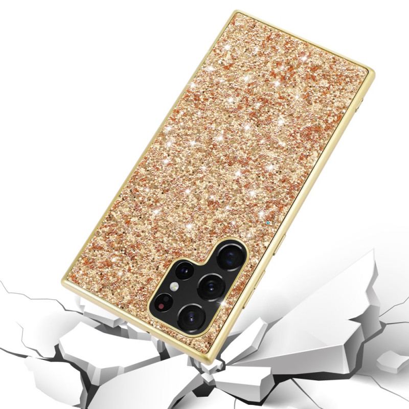 Coque Samsung Galaxy S24 Ultra 5G Paillettes Éclatantes