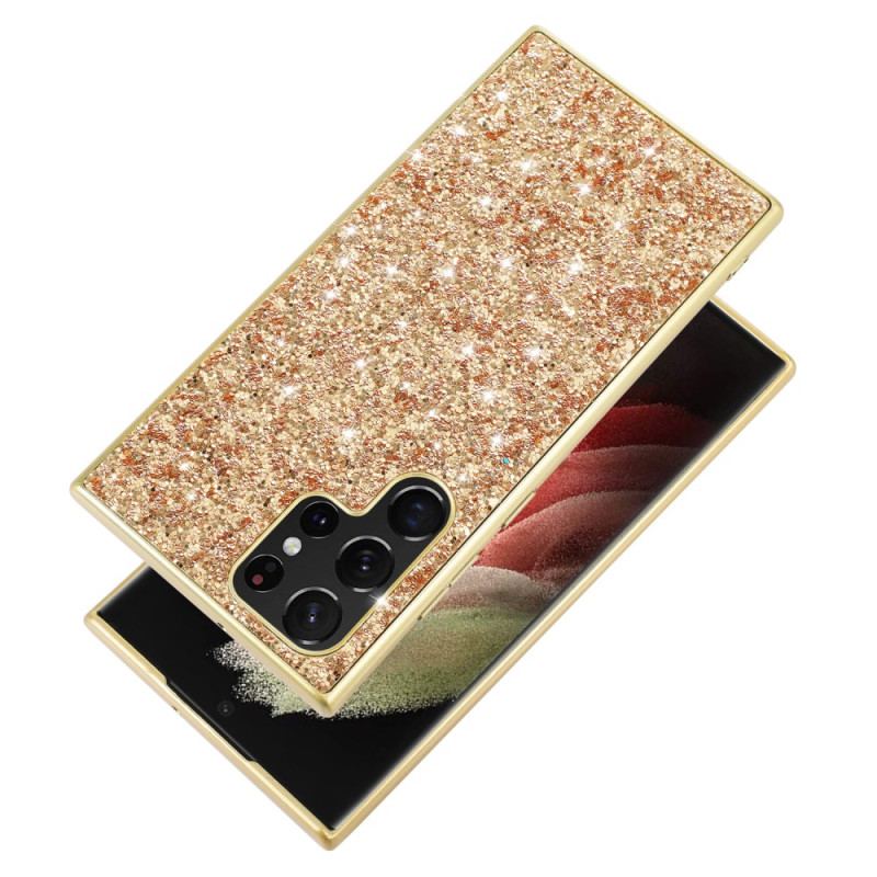 Coque Samsung Galaxy S24 Ultra 5G Paillettes Éclatantes