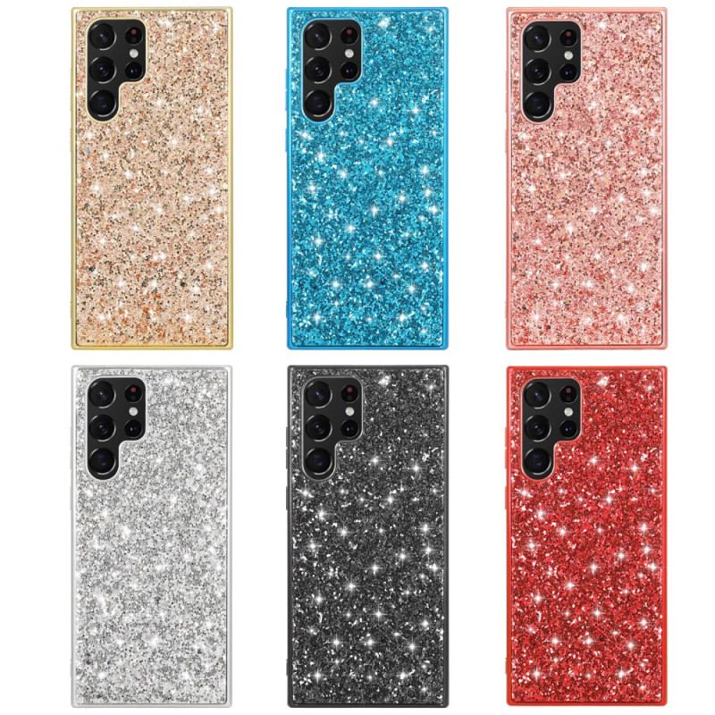 Coque Samsung Galaxy S24 Ultra 5G Paillettes Éclatantes