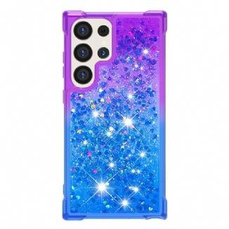 Coque Samsung Galaxy S24 Ultra 5G Paillettes Liquides