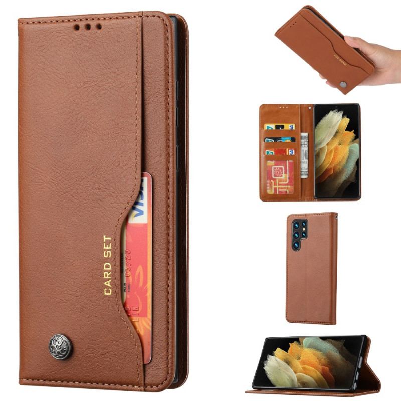 Flip Cover Samsung Galaxy S24 Ultra 5G Pochette Frontale