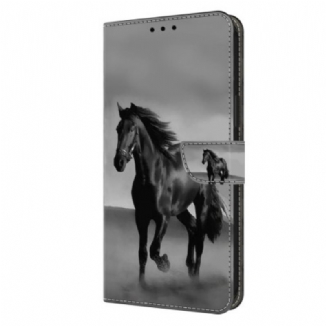 Housse Samsung Galaxy S24 Ultra 5G Cheval Noir