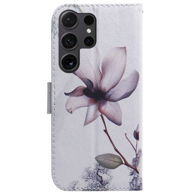 Housse Samsung Galaxy S24 Ultra 5G Fleur Rose