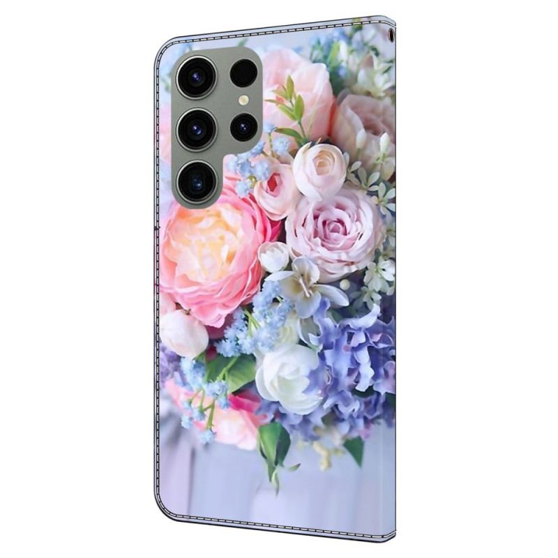 Housse Samsung Galaxy S24 Ultra 5G Fleurs Colorées