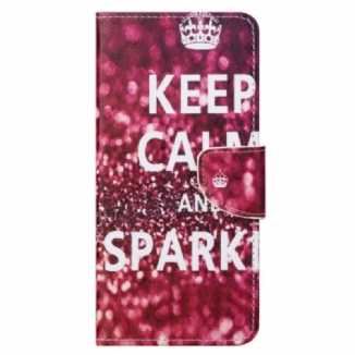 Housse Samsung Galaxy S24 Ultra 5G Keep Calm and Sparkle