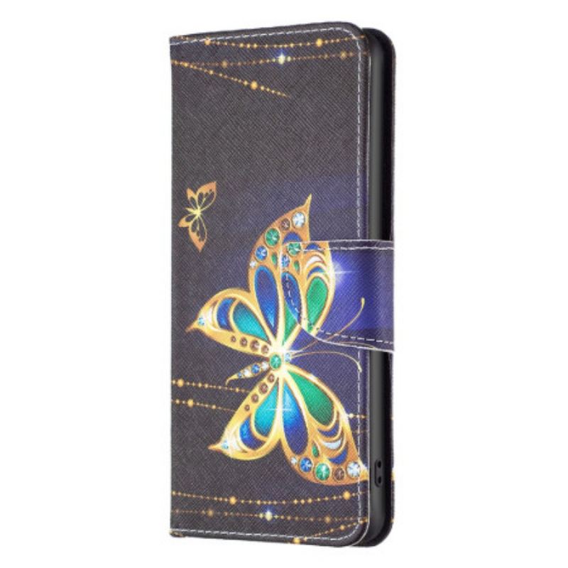 Housse Samsung Galaxy S24 Ultra 5G Papillon Bijoux