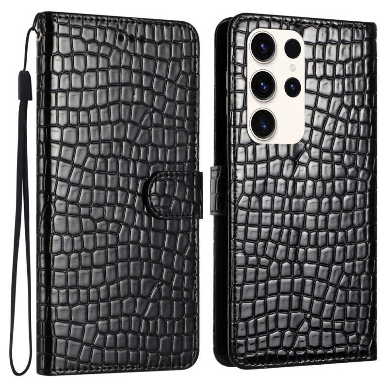 Housse Samsung Galaxy S24 Ultra 5G Style Croco