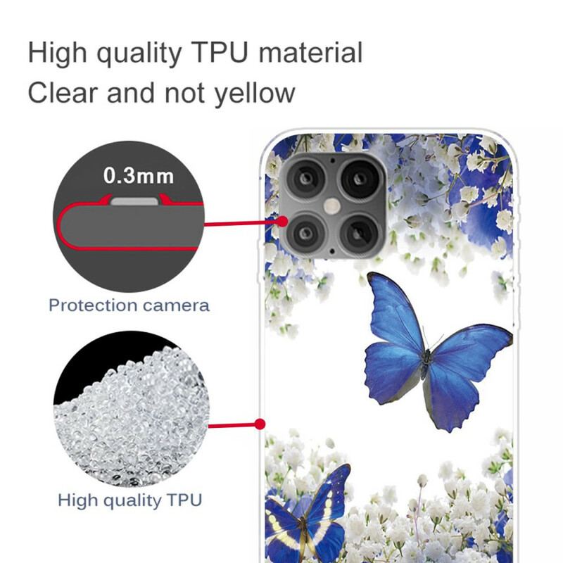 Coque iPhone 12 Pro Max Butterflies