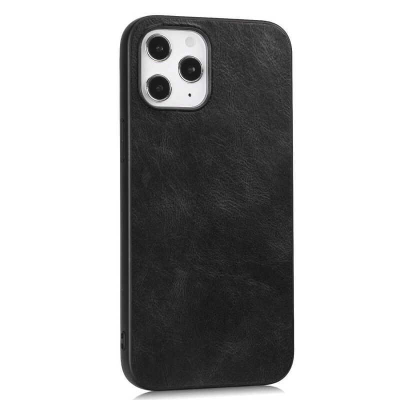 Coque iPhone 12 Pro Max Effet Cuir Élégance