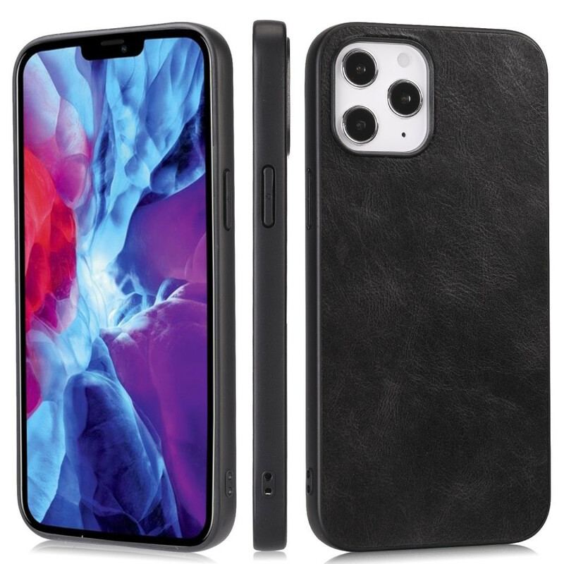 Coque iPhone 12 Pro Max Effet Cuir Élégance