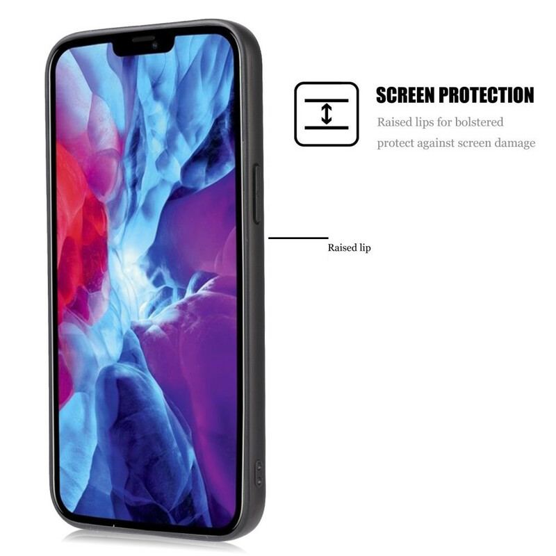 Coque iPhone 12 Pro Max Effet Cuir Élégance