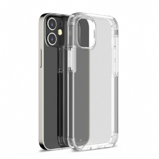 Coque iPhone 12 Pro Max Hybride Transparente Mate