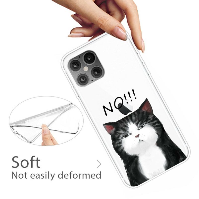 Coque iPhone 12 Pro Max Le Chat Qui Dit Non