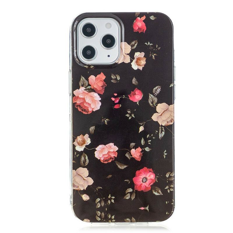 Coque iPhone 12 Pro Max Série Floralies Fluorescente