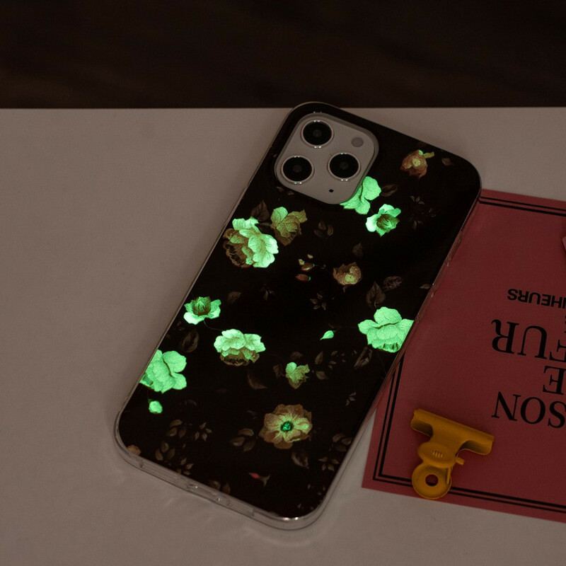 Coque iPhone 12 Pro Max Série Floralies Fluorescente