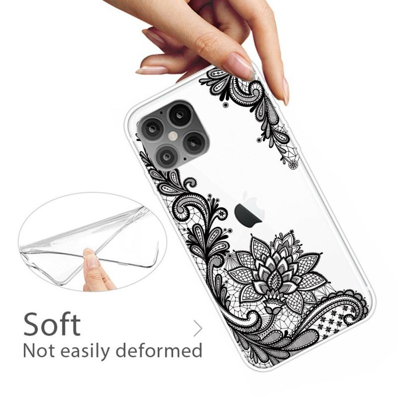 Coque iPhone 12 Pro Max Sublime Dentelle