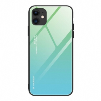 Coque iPhone 12 Pro Max Verre Trempé Be Yourself