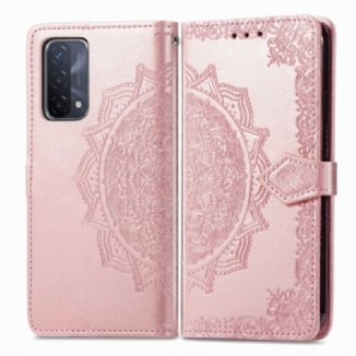 Housse Oppo A54 5G / A74 5G Mandala Moyen Age