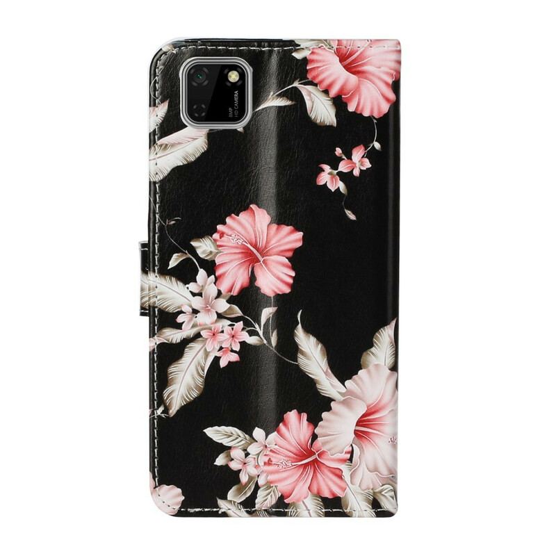 Housse Huawei Y5p Myriade de Fleurs