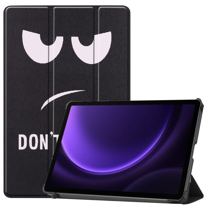 Smart Case Samsung Galaxy Tab S9 FE Don't Touch Me