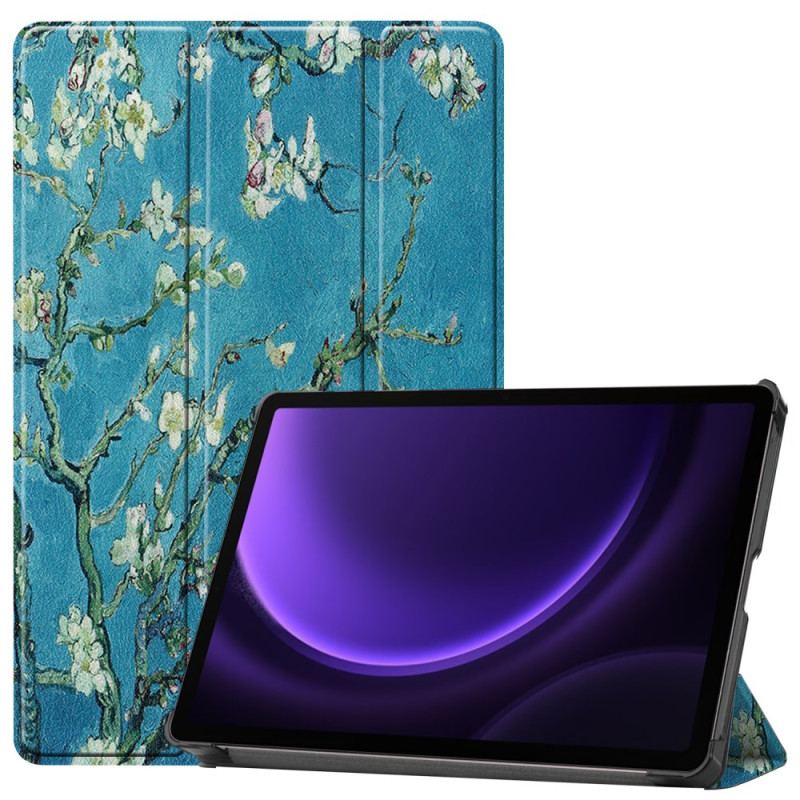 Smart Case Samsung Galaxy Tab S9 FE Fleurs d'Abricot