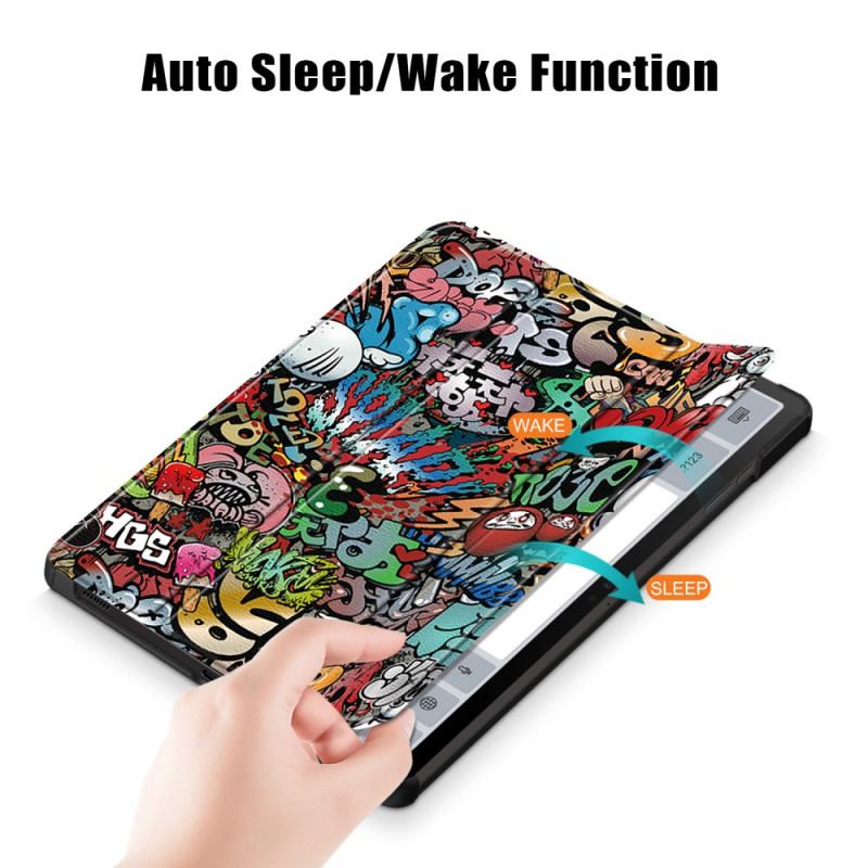 Smart Case Samsung Galaxy Tab S9 FE Graffiti