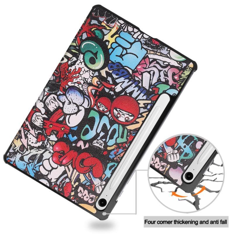 Smart Case Samsung Galaxy Tab S9 FE Graffiti Fun