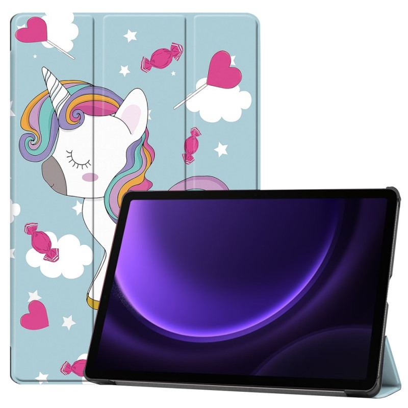 Smart Case Samsung Galaxy Tab S9 FE Petite Licorne