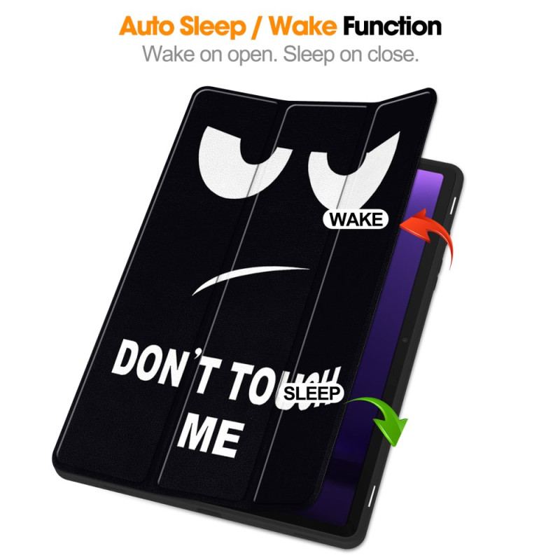 Smart Case Samsung Galaxy Tab S9 / Tab S9 FE Porte-Stylet Don't Touch Me