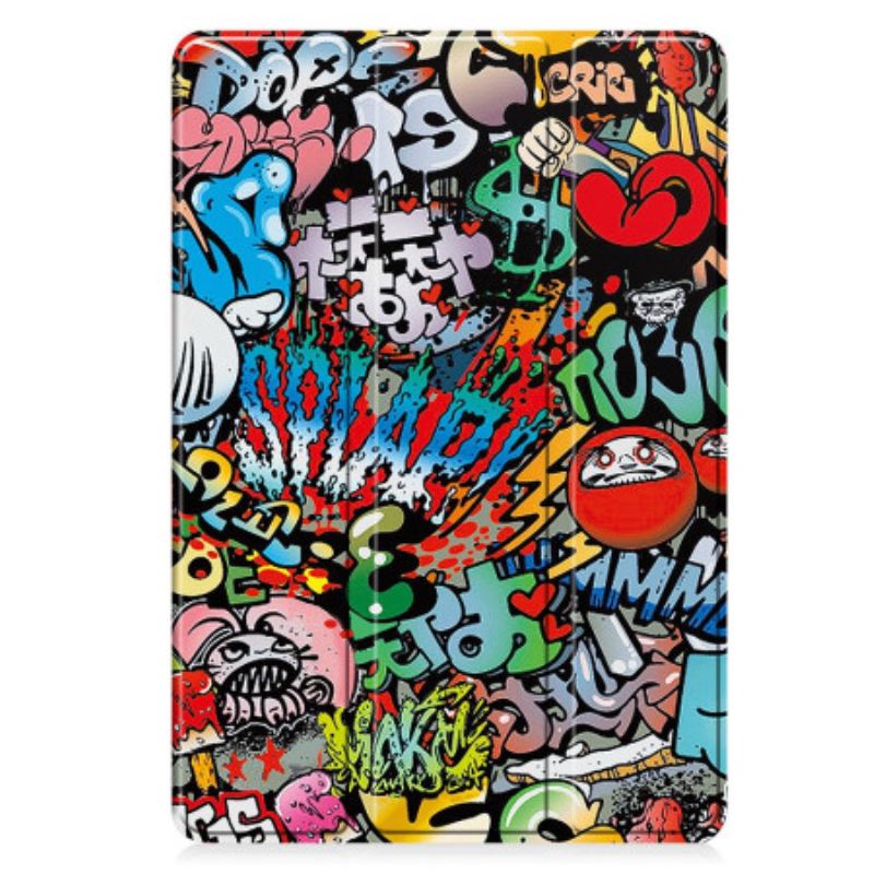 Smart Case Samsung Galaxy Tab S9 / Tab S9 FE Porte-Stylet Graffitis