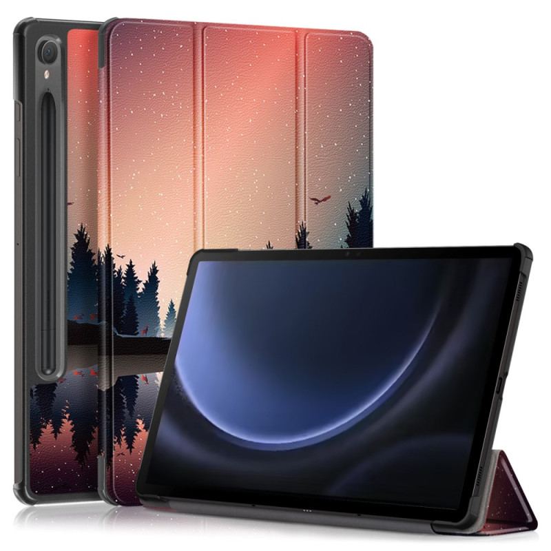 Smart Case Samsung Galaxy Tab S9 FE Renforcée Crépuscule