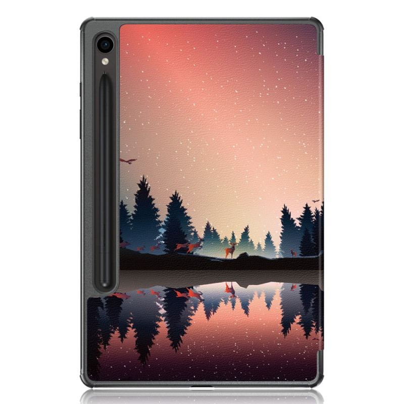 Smart Case Samsung Galaxy Tab S9 FE Renforcée Crépuscule