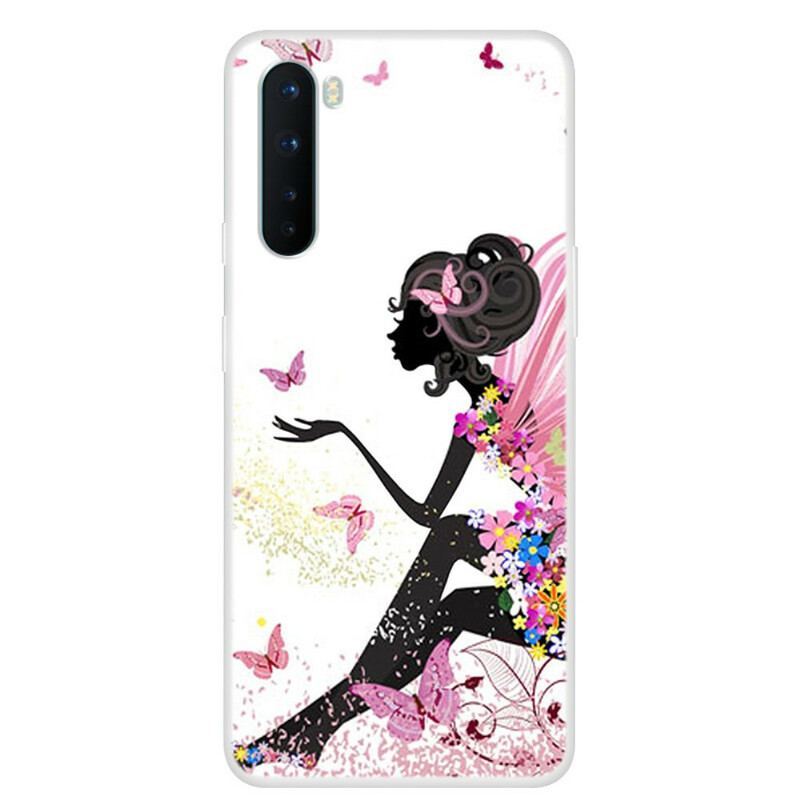 Coque OnePlus Nord Butterfly Lady