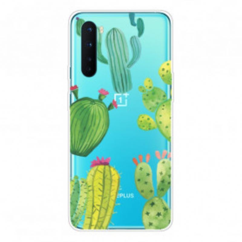 Coque OnePlus Nord Cactus Aquarelle