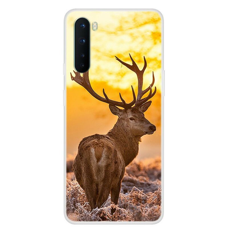 Coque OnePlus Nord Cerf et Paysage