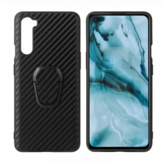 Coque OnePlus Nord Fibre Carbone Anneau-Support