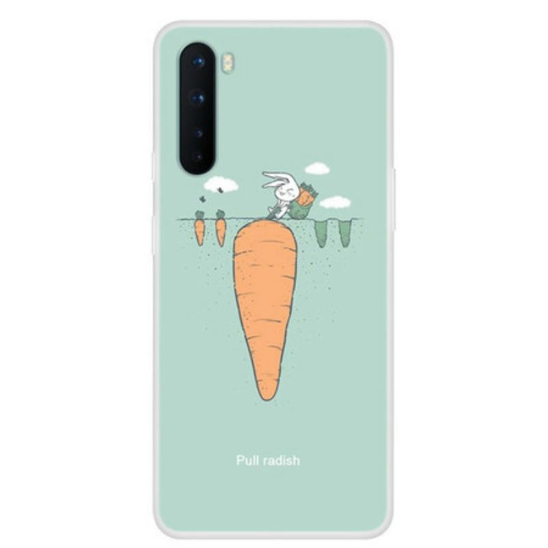 Coque OnePlus Nord Lapin au Jardin