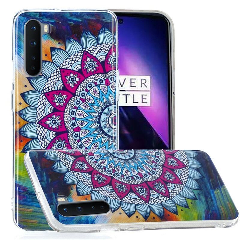 Coque OnePlus Nord Mandala Coloré Fluorescente