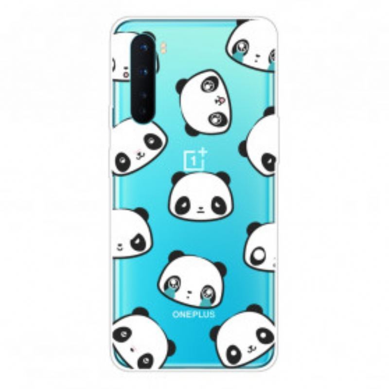 Coque OnePlus Nord Pandas Sentimentaux