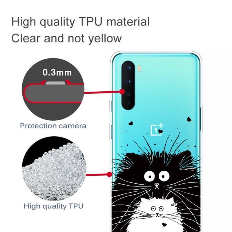 Coque OnePlus Nord Regarde les Chats