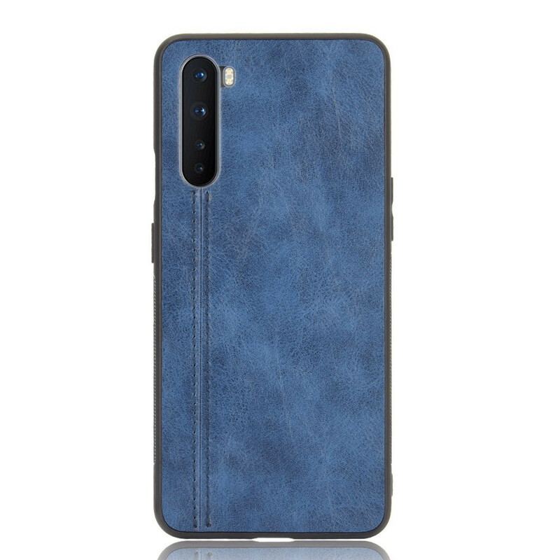 Coque OnePlus Nord Style Cuir Coutures