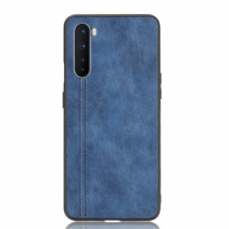 Coque OnePlus Nord Style Cuir Coutures