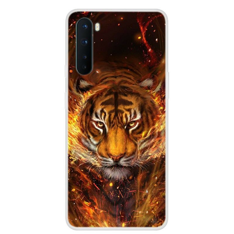 Coque OnePlus Nord Tigre de Feu