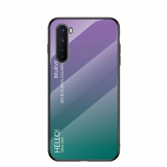 Coque OnePlus Nord Verre Trempé Hello