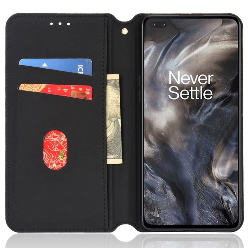 Flip Cover OnePlus Nord Effet Cuir Diamant