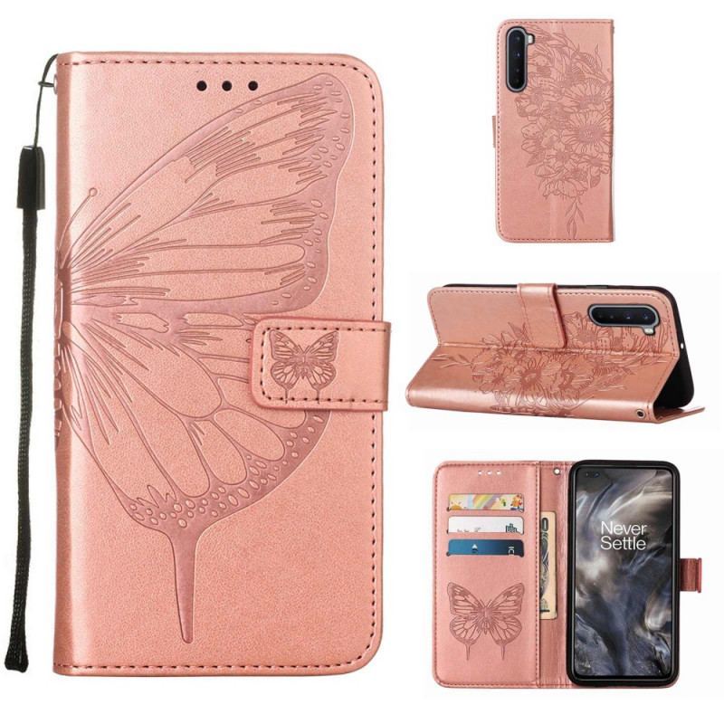 Housse OnePlus Nord Papillon Design