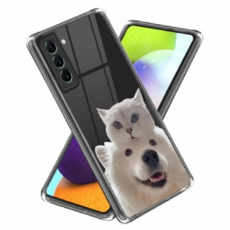 Coque Samsung Galaxy S24 Plus 5G Chat et Chien