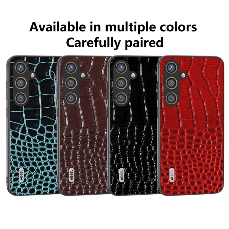 Coque Samsung Galaxy S24 Plus 5G Série Texture Crocodile ABEEL