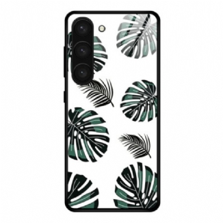 Coque Samsung Galaxy S24 Plus 5G Verre Trempé Feuilles