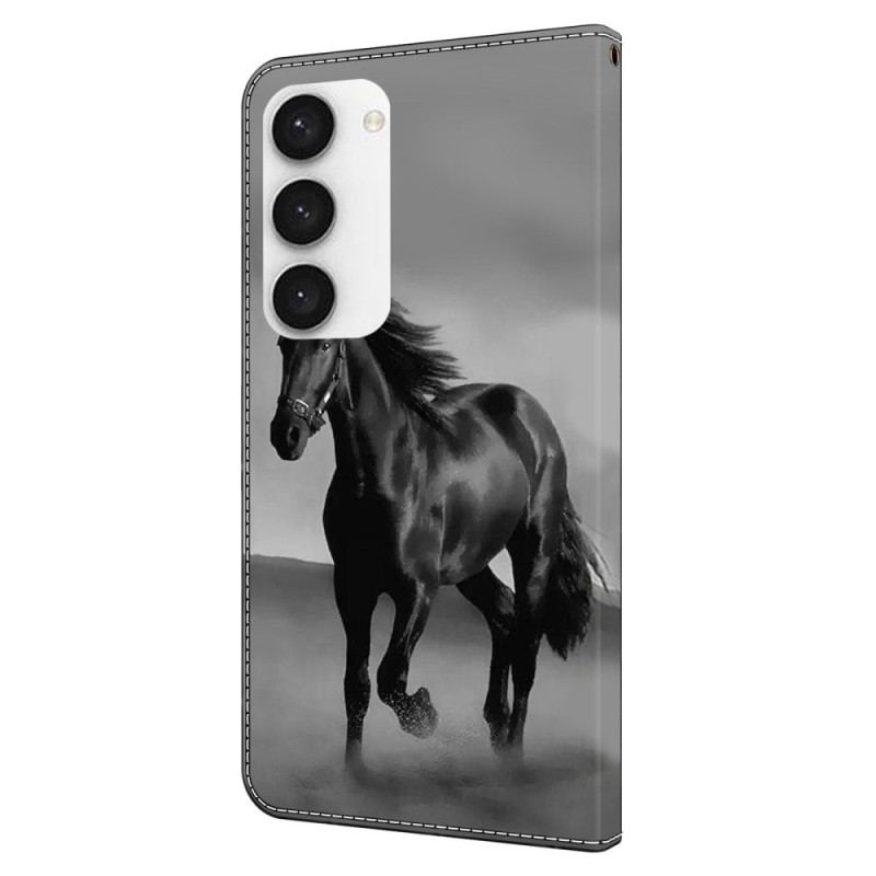 Housse Samsung Galaxy S24 Plus 5G Cheval noir